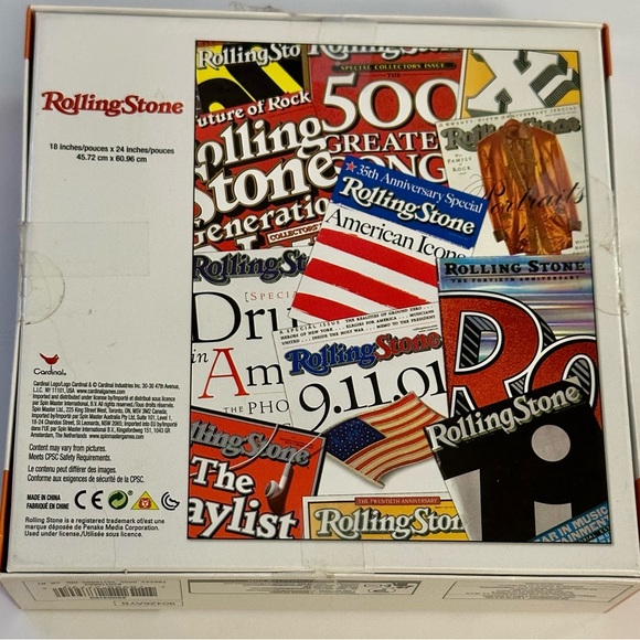 Cardinal Rolling Stone 300-Piece Puzzle 18”x24” Family Fun & Collectible - Picture 9 of 15